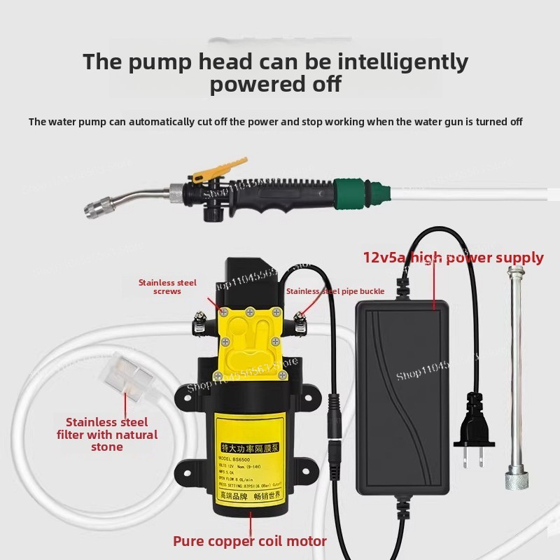 Vacuum Chamber Kit With Pump - Airconditioner Reinigingspistool Kleine hogedruk huishoudelijke waterpomp