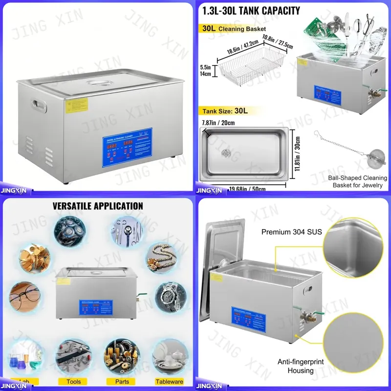 Ultrasonic Cleaner 30L Industrial - Op maat gemaakt voor digitale ultrasone