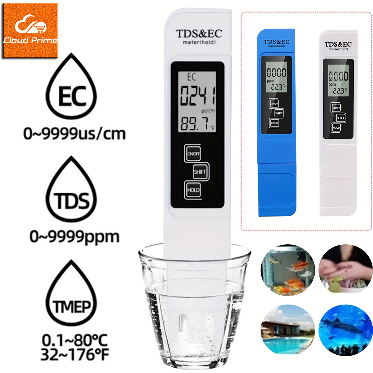 3in1 Waterkwaliteit Detectie P - Ph Meter Digital Water Tester recensie en prijs