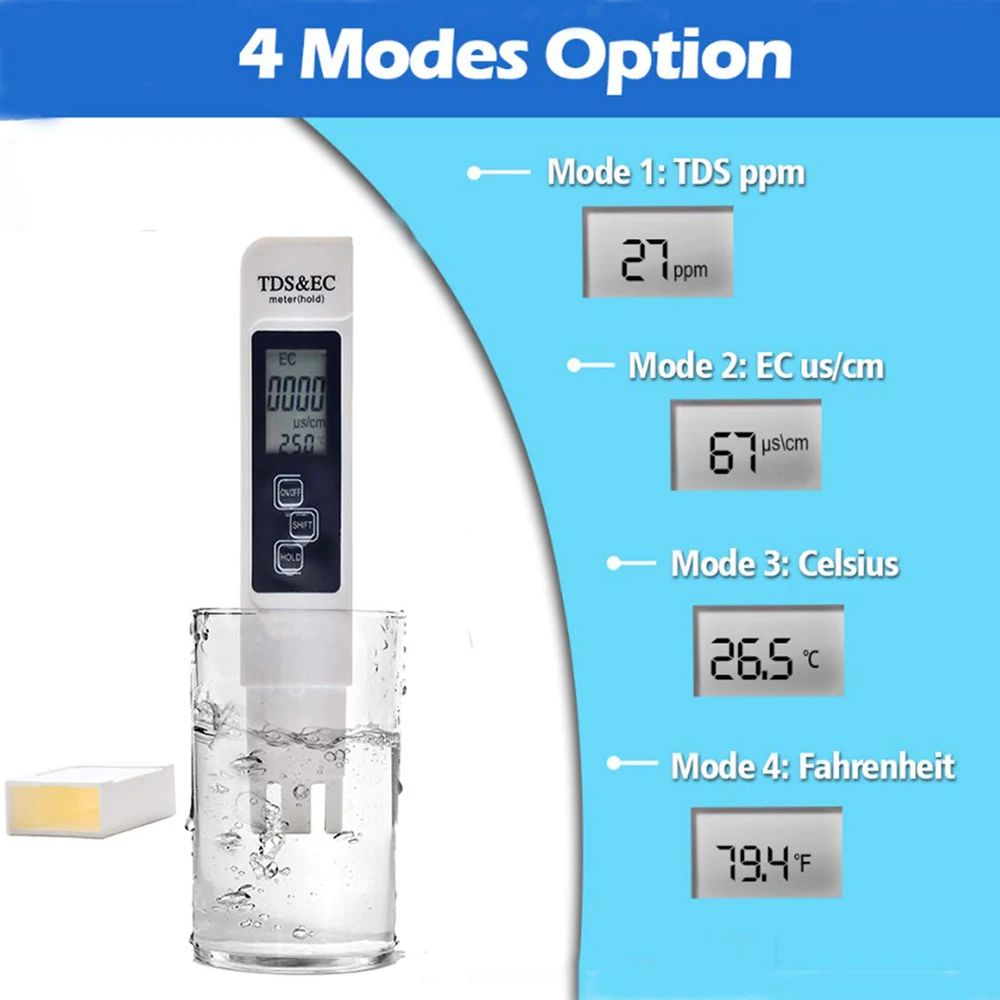 Digitale TDS EC Watertester Me - Ph Meter Digital Water Tester recensie en prijs