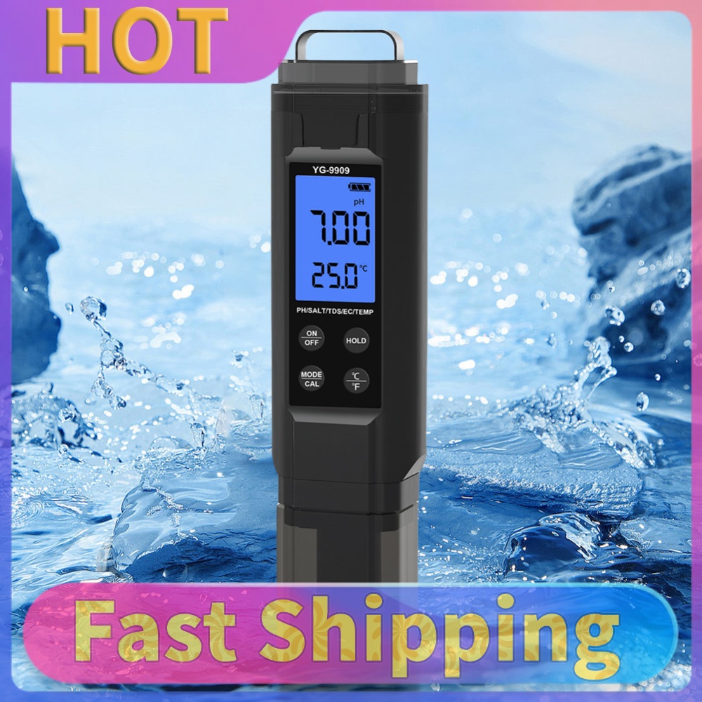 5-in-1 digitale waterkwaliteit - Ph Meter Digital Water Tester recensie en prijs