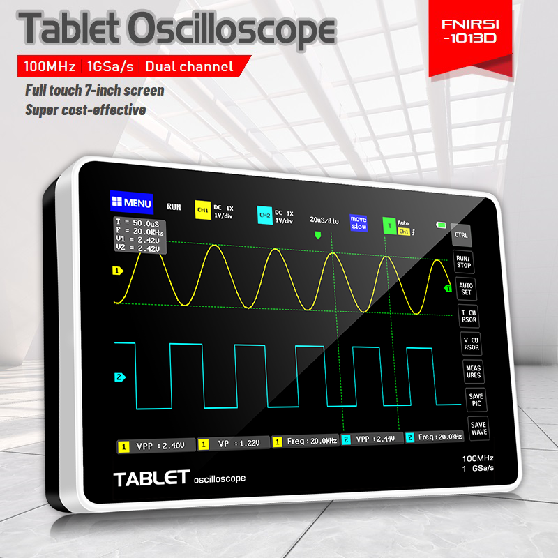FNIRSI 1013D, een draagbare di - Fnirsi Digital Oscilloscope Handheld recensie en prijs